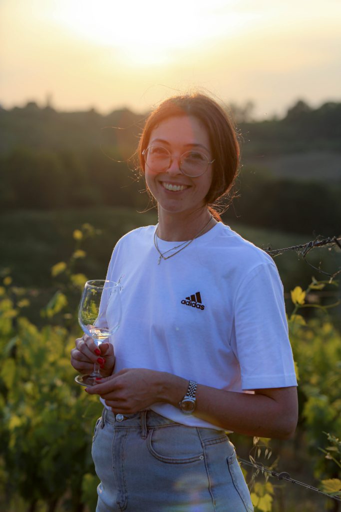 Giorgia Puccinelli della cantina L'Agona, vini toscani